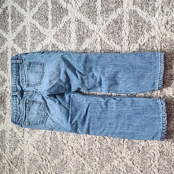 4 for $28 - baby GAP Girls 3T Blue Straight Fit Jeans with Pink Cotton Lining - Picture 6 of 8